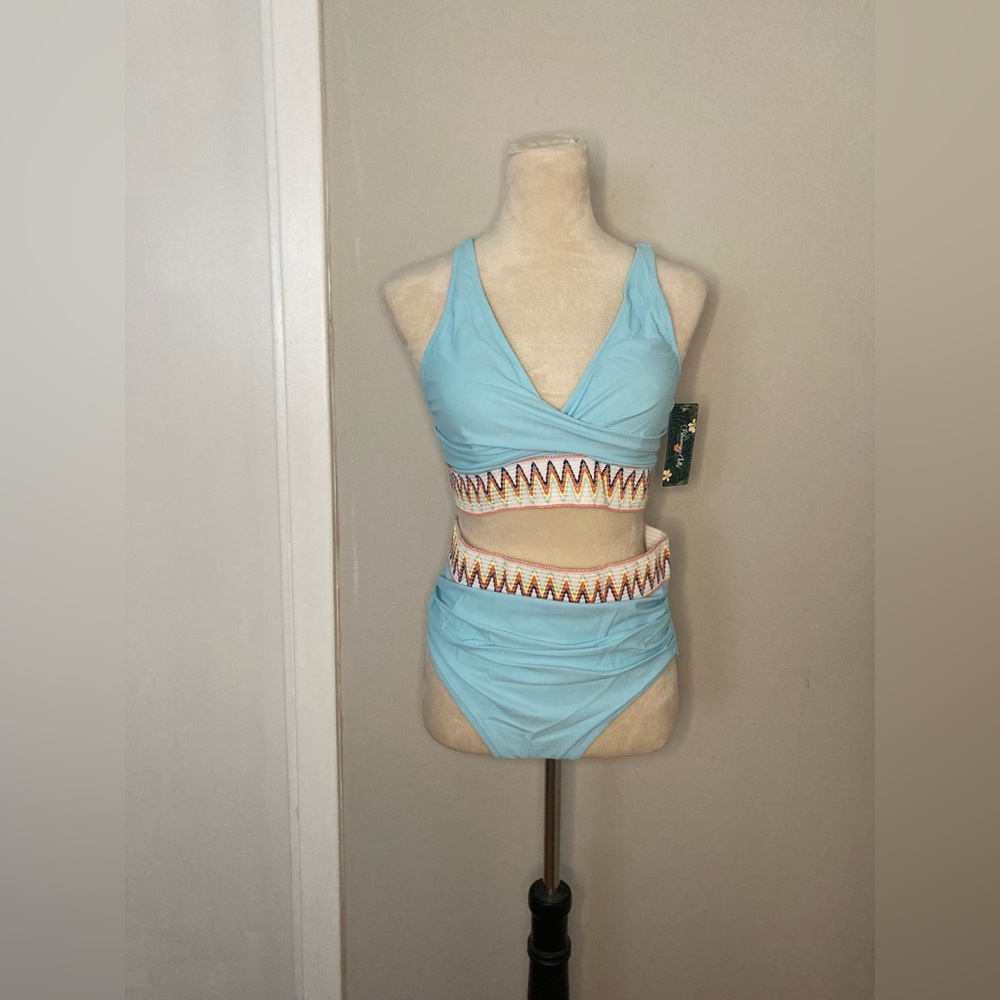 Blooming Jelly Light Blue Bikini